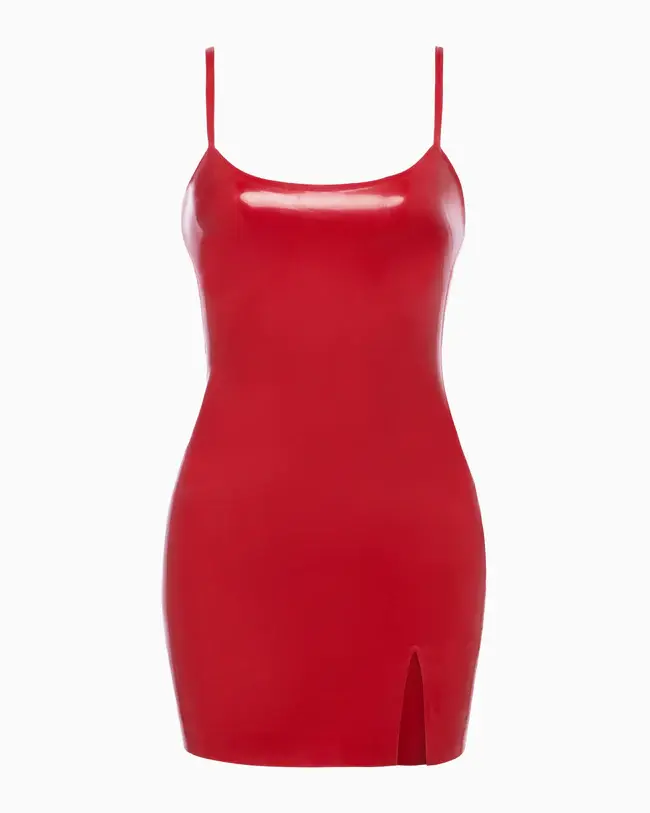 Latex Strapless dress